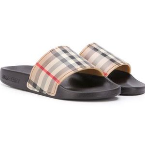 Burberry slides